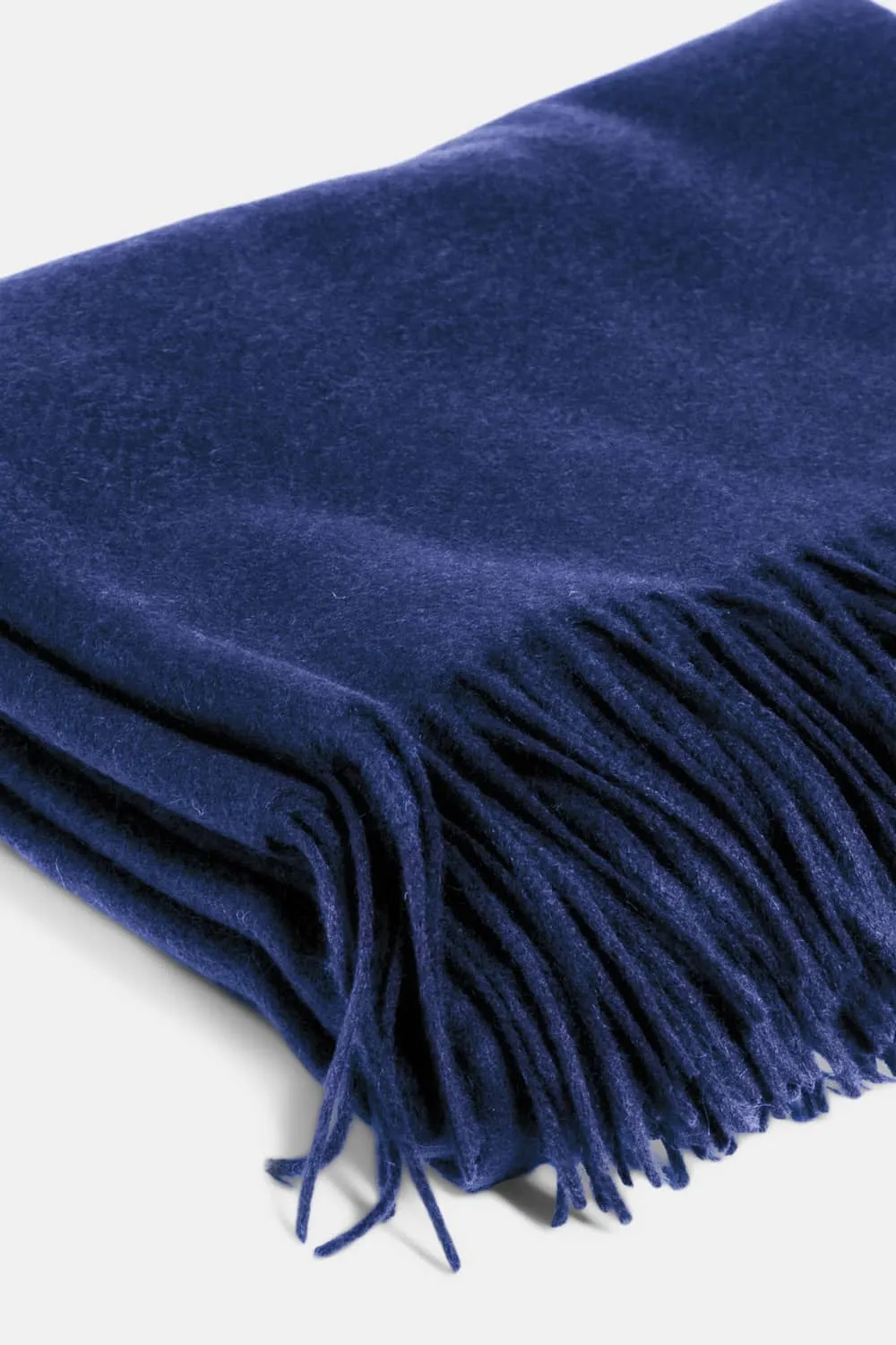 100% Pure Cashmere Fringe Throw Blanket with Gift Box