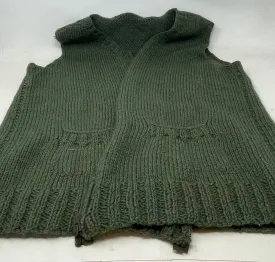 1940's Home Knitted Woollen Waist Coat