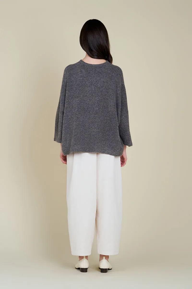 3/4 Sleeve Sweater Top in Dark Umber