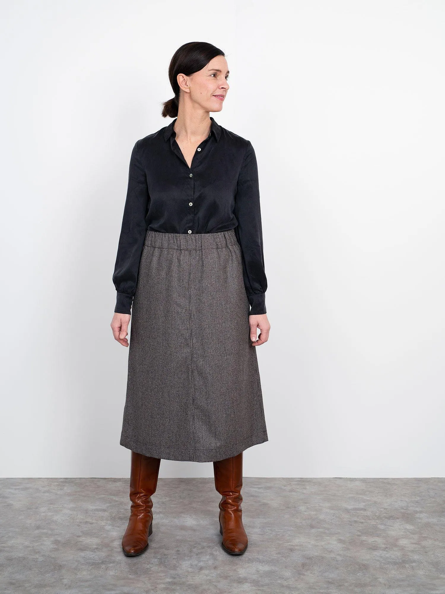 A-LINE MIDI SKIRT PATTERN