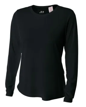 A4 NW3002 Ladies' Long Sleeve Cooling Performance Crew Shirt