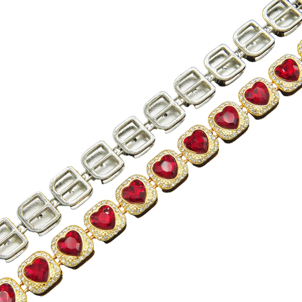 American Heart Diamond Cuban Necklace