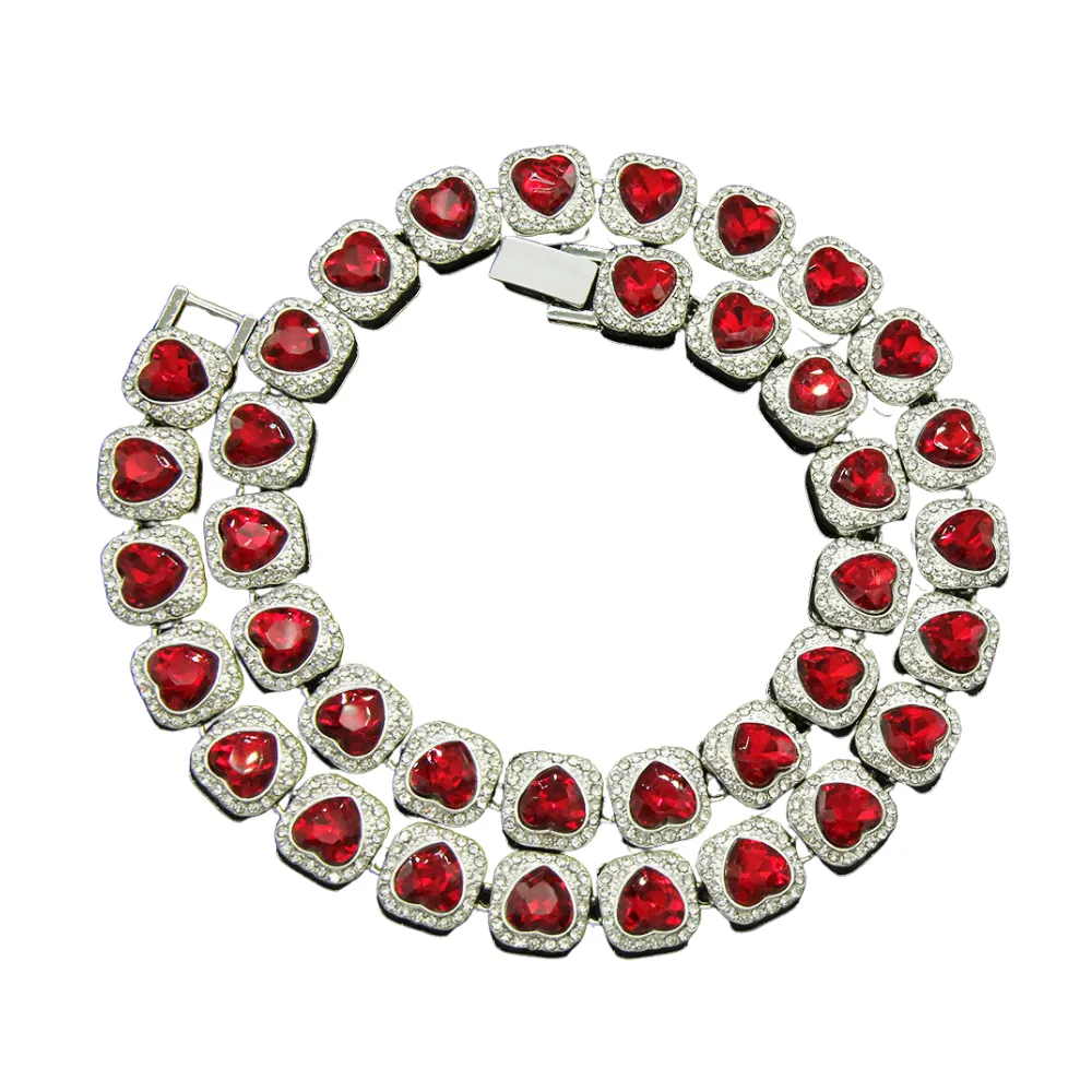 American Heart Diamond Cuban Necklace