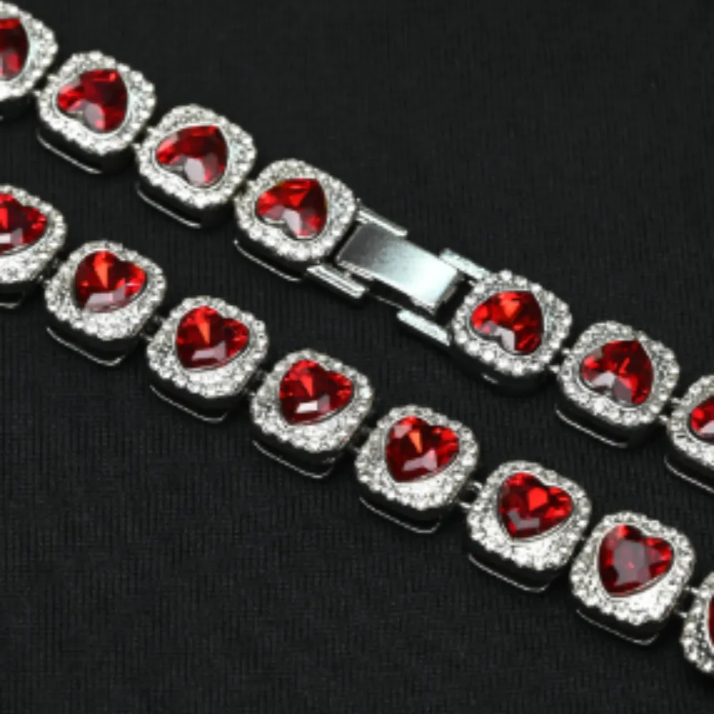 American Heart Diamond Cuban Necklace