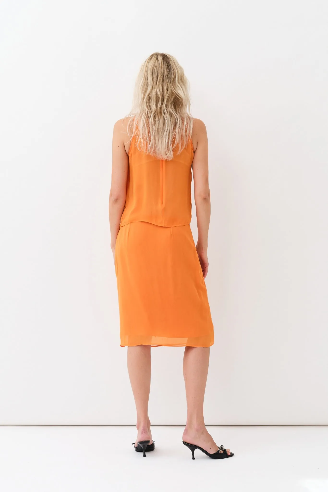 Antonia Skirt — Burned Orange