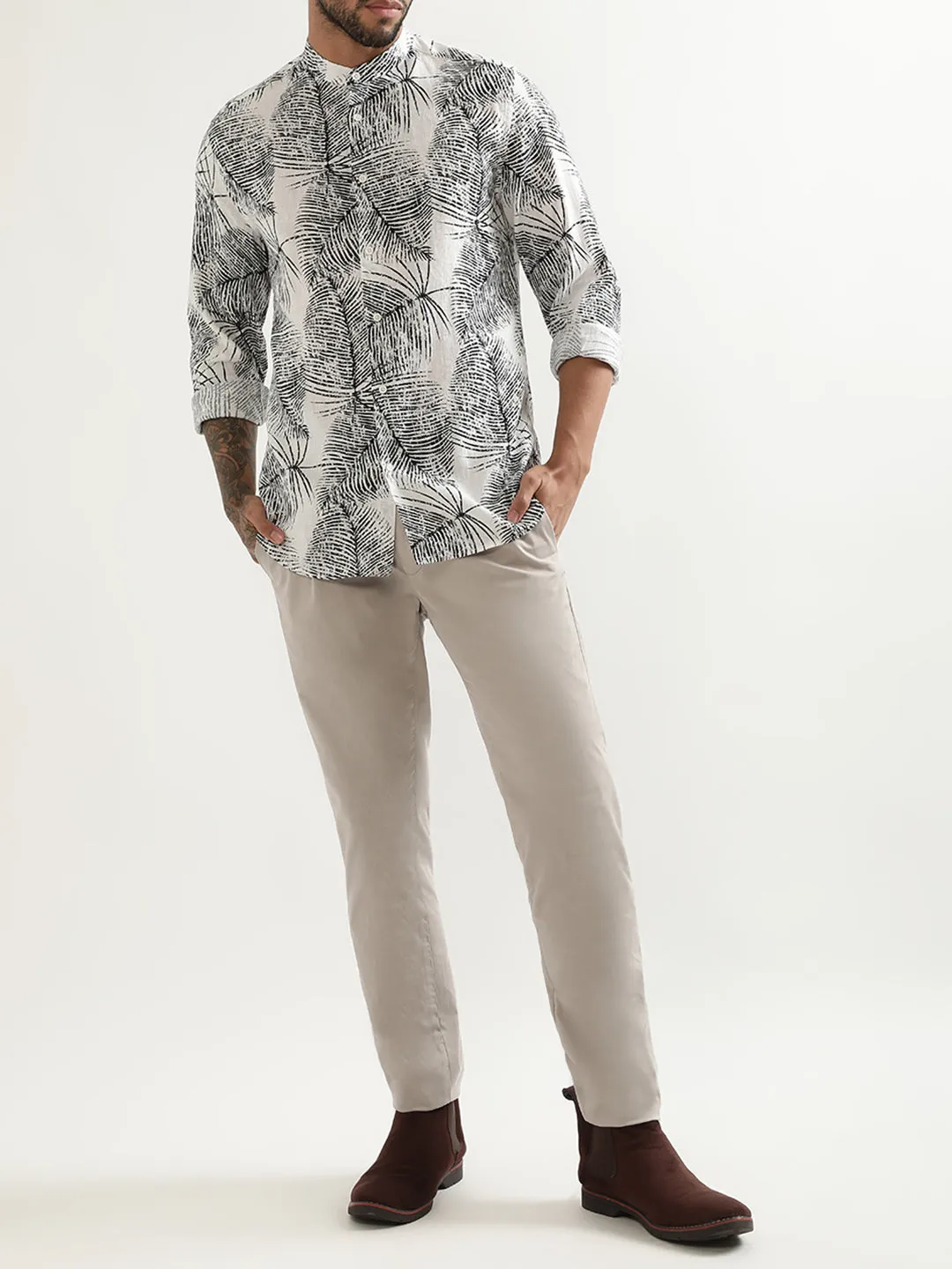 Antony Morato Multi Printed Slim Fit Shirt