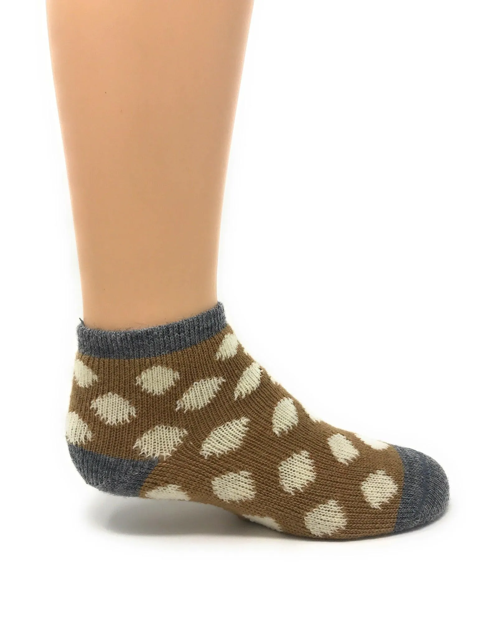 Baby Alpaca "Spot-On"  Infant & Toddler Ankle Socks