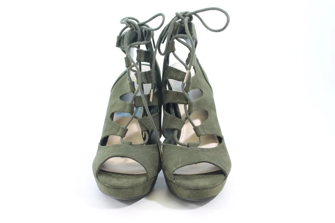 Bar III Nelly Women's Olive Sandals 5.5M(ZAP15245)