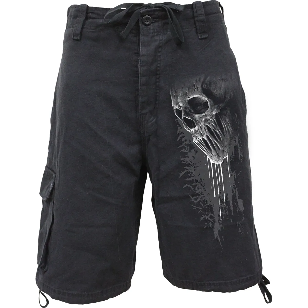 BAT CURSE - Vintage Cargo Shorts Black