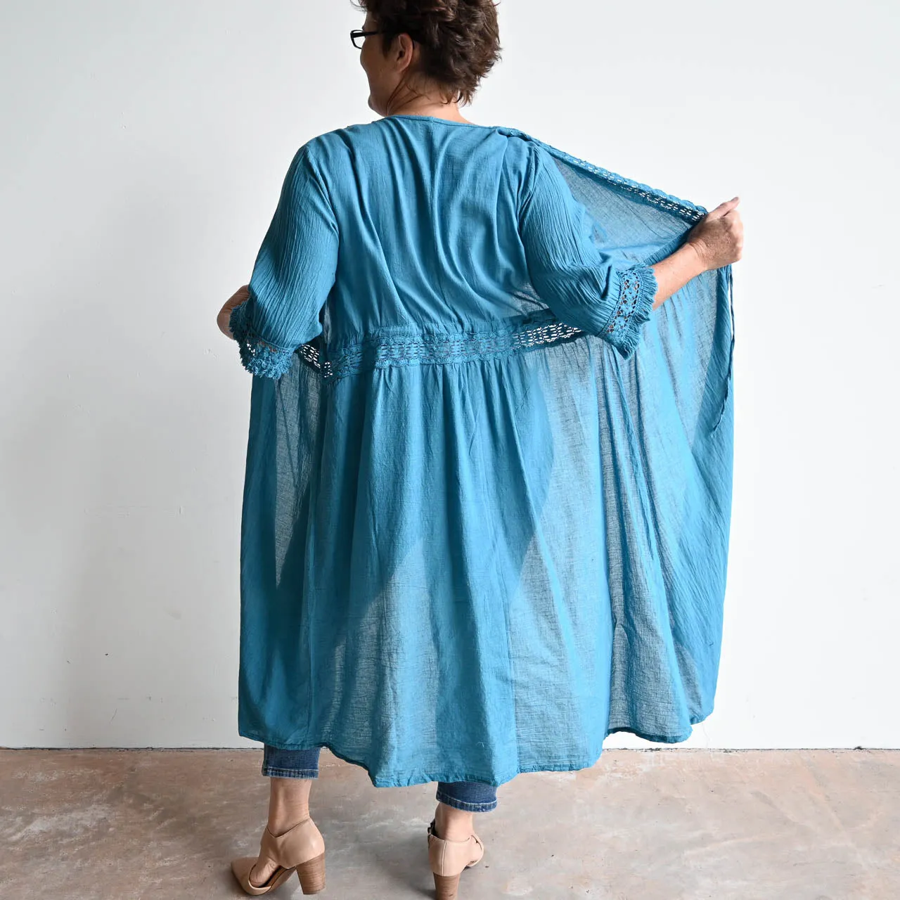 Beachcomber Cotton Lace Robe