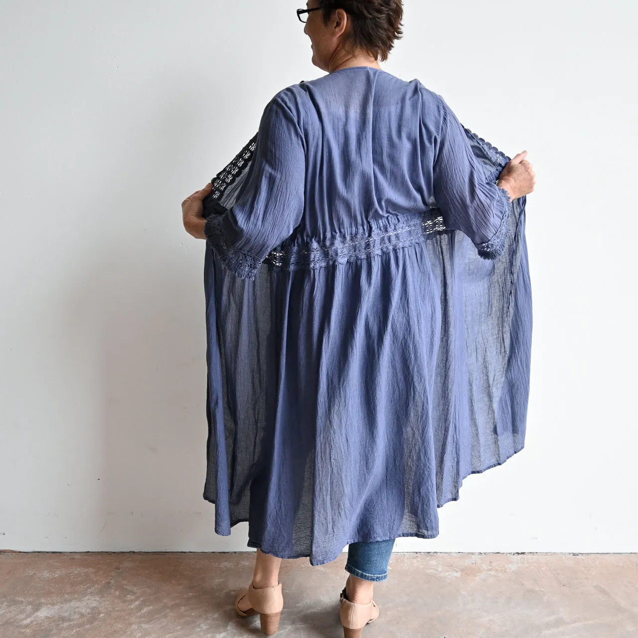 Beachcomber Cotton Lace Robe