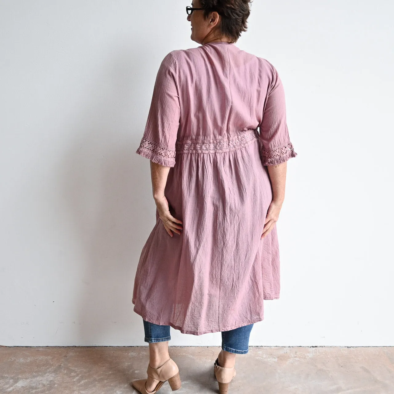 Beachcomber Cotton Lace Robe