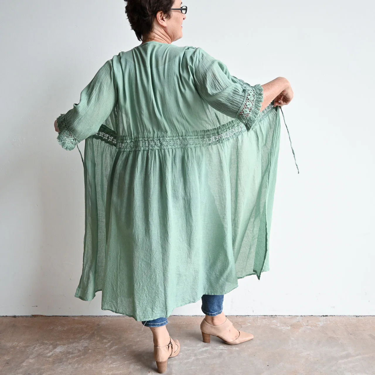 Beachcomber Cotton Lace Robe