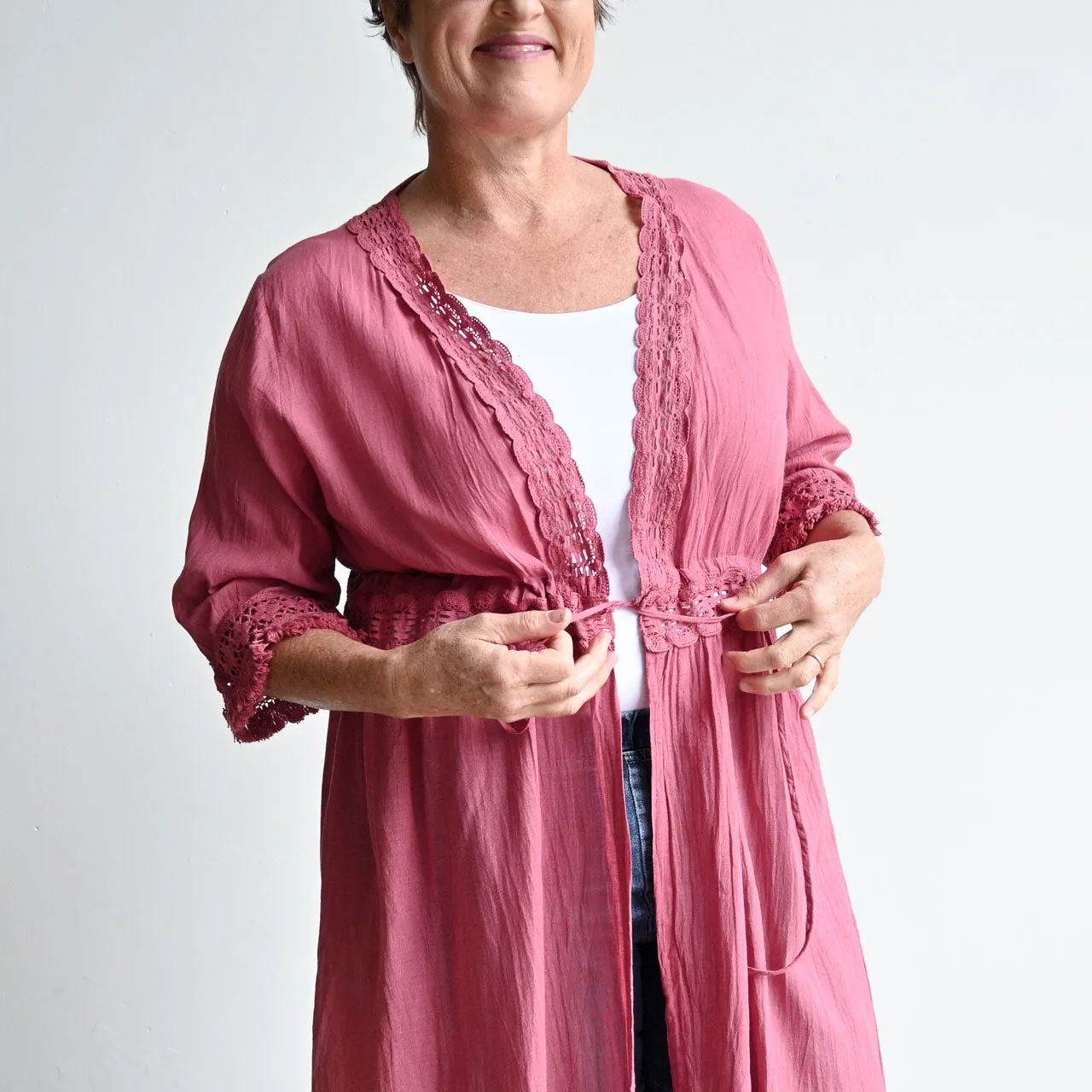 Beachcomber Cotton Lace Robe