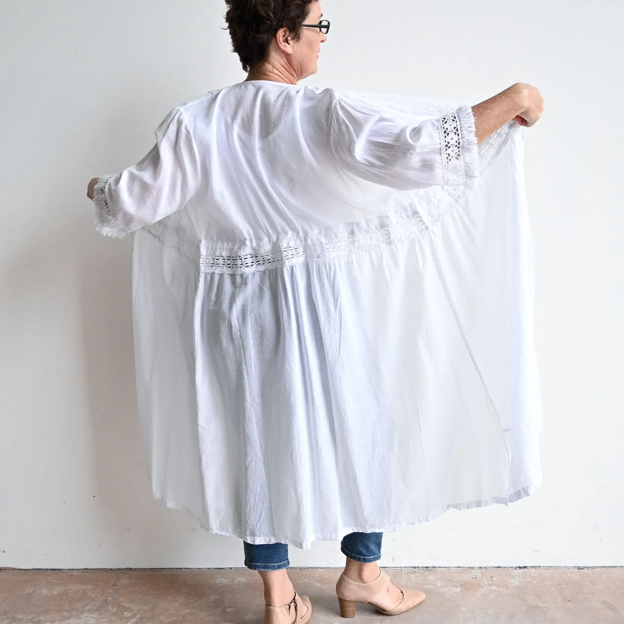 Beachcomber Cotton Lace Robe