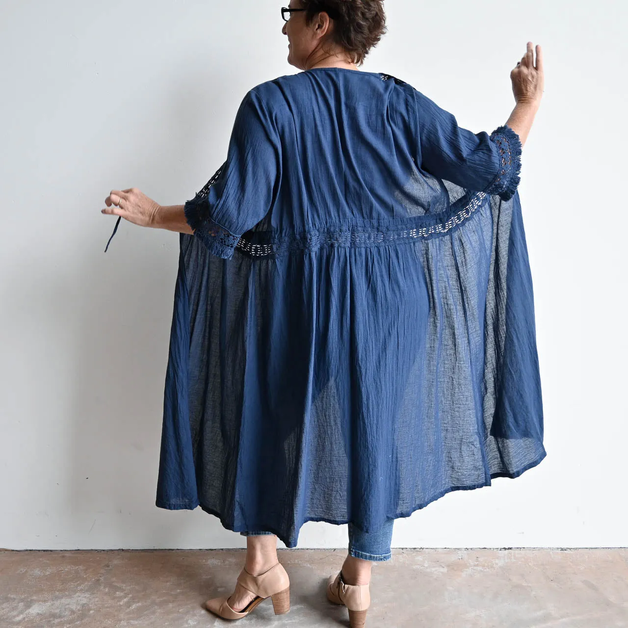 Beachcomber Cotton Lace Robe