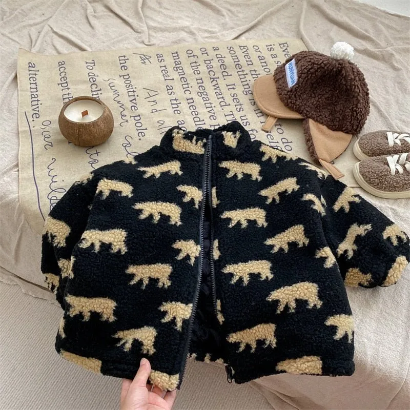 Bear Cub Zip Up Woolley Coat