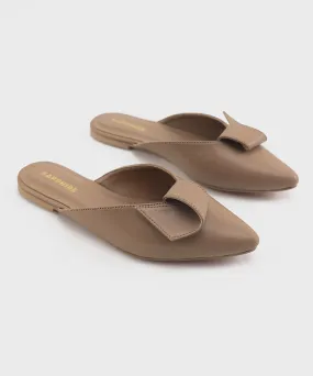 Beige Mules