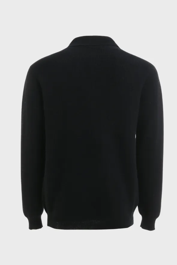 Black Cashmere Cardigan