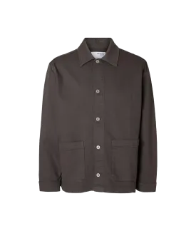 Boxy-carpenter Overshirt - Grey