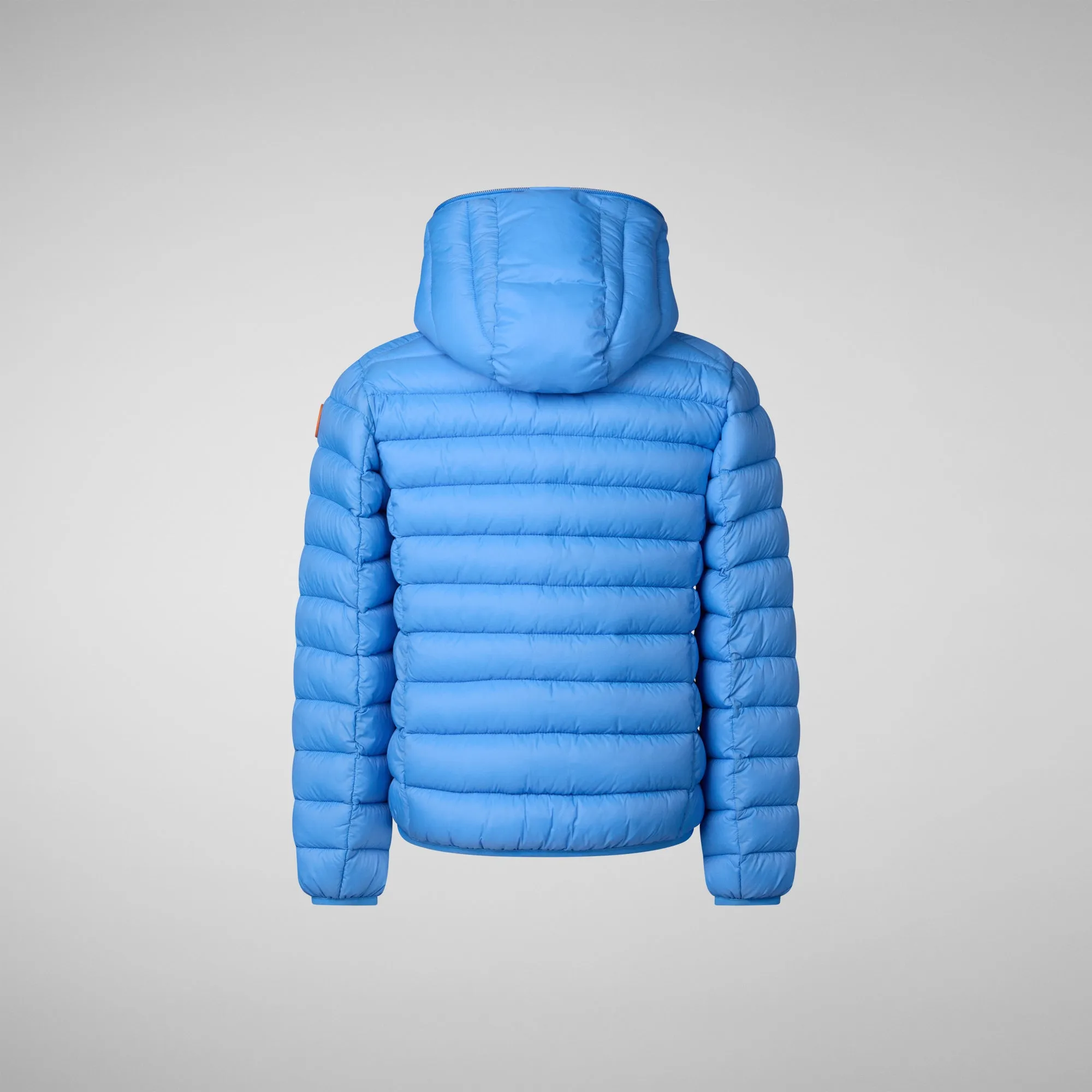 Boys' animal free puffer jacket Dony in cerulean blue