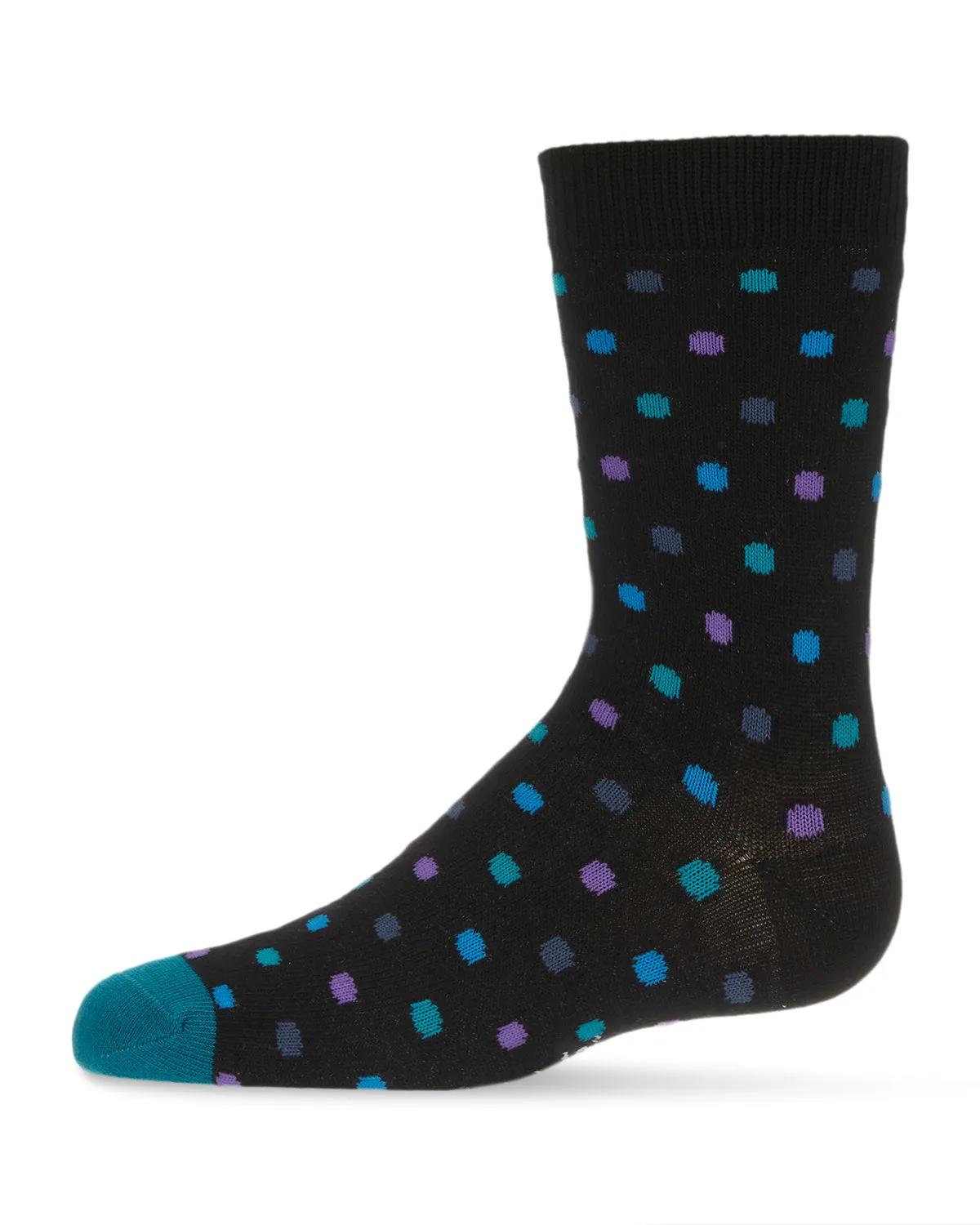 Boys' Colorful Dot Crew Socks