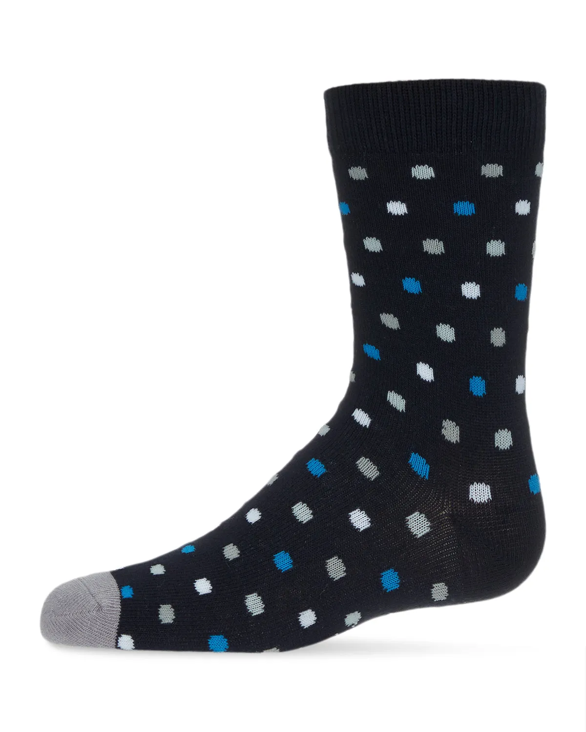 Boys' Colorful Dot Crew Socks