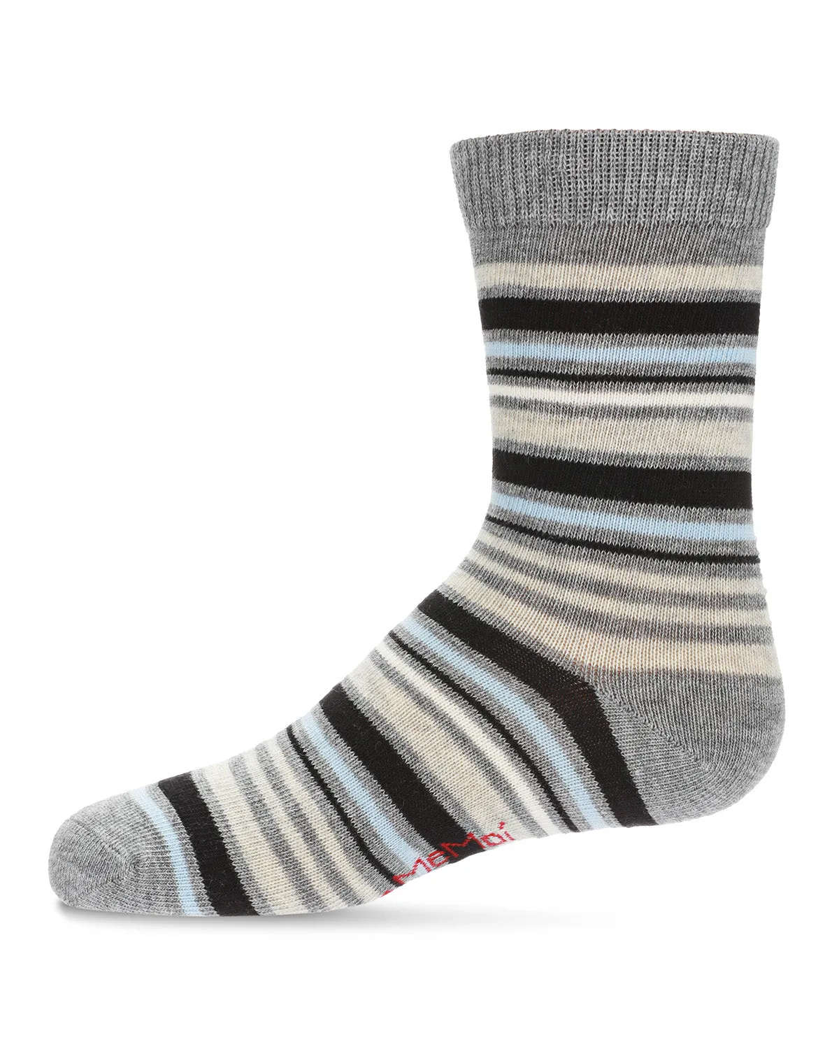 Boys' Multi Stripe Crew Socks