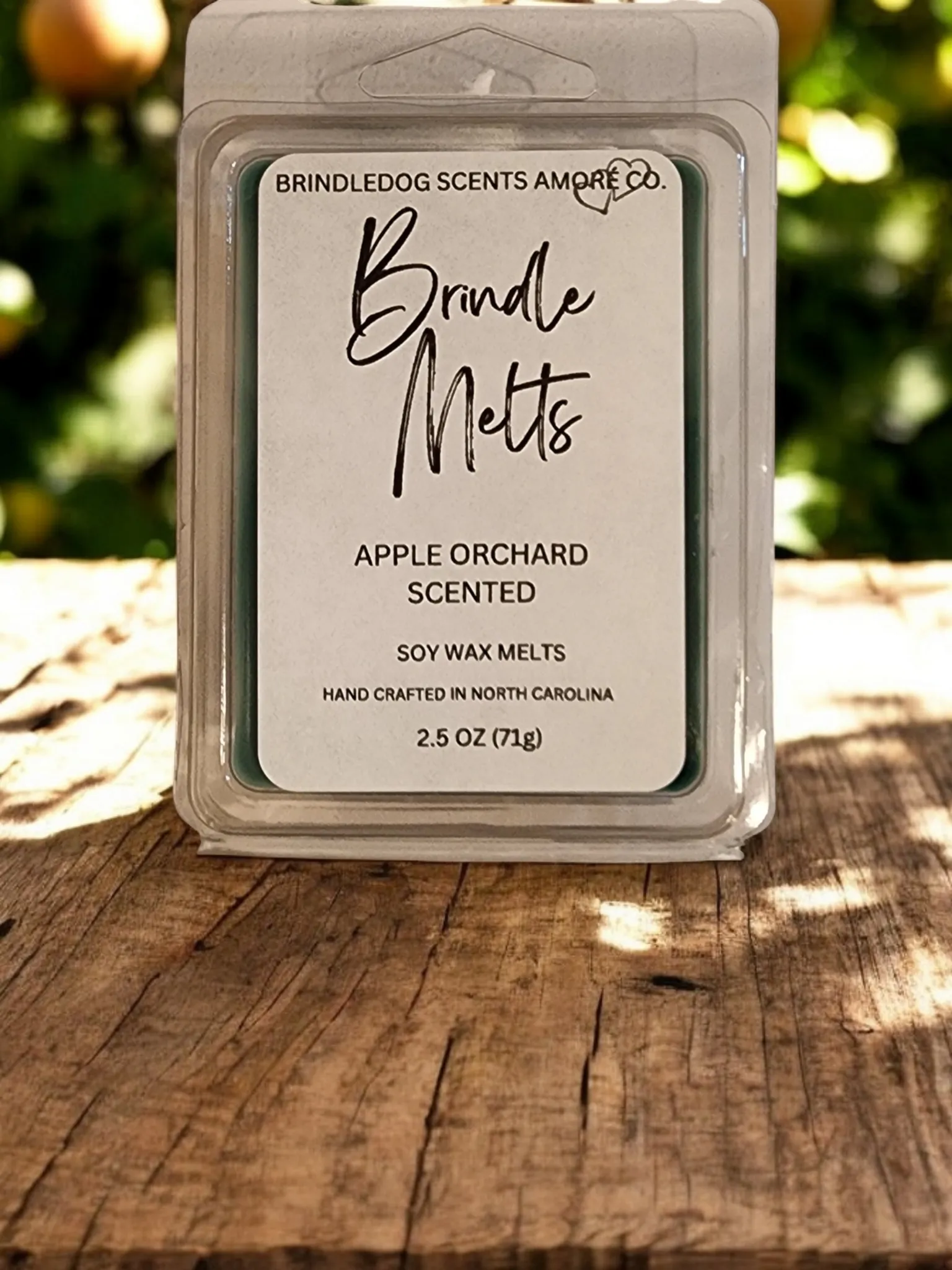 Brindle Melts 2.5 oz Soy Wax Melts Apple Orchard Scented