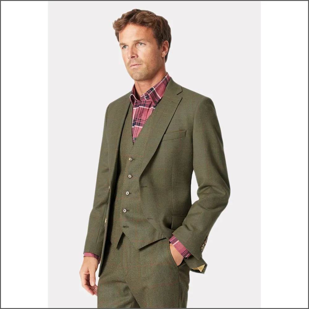 Brook Taverner Dalton Tweed Suit Jacket-