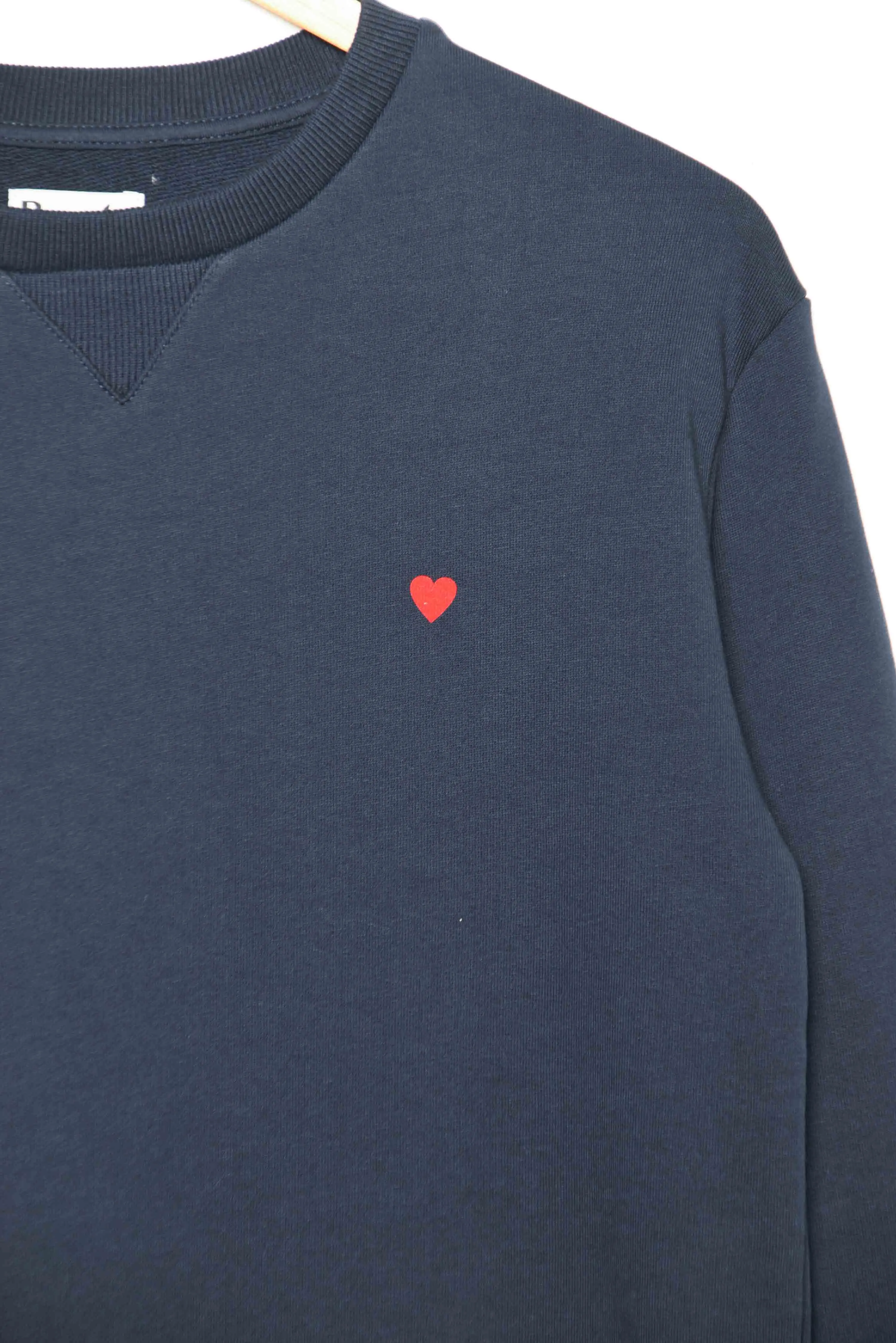 Brosbi The Icon Sweat - Heart navy