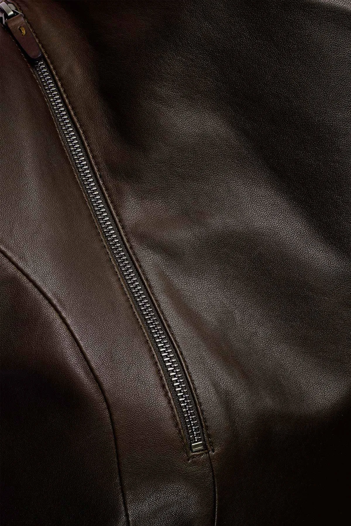 Brown Bitter Leather Jacket