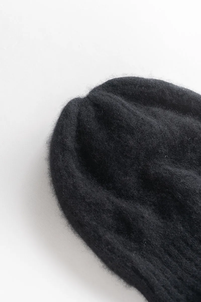 Cable-Knit Cashmere Beanie