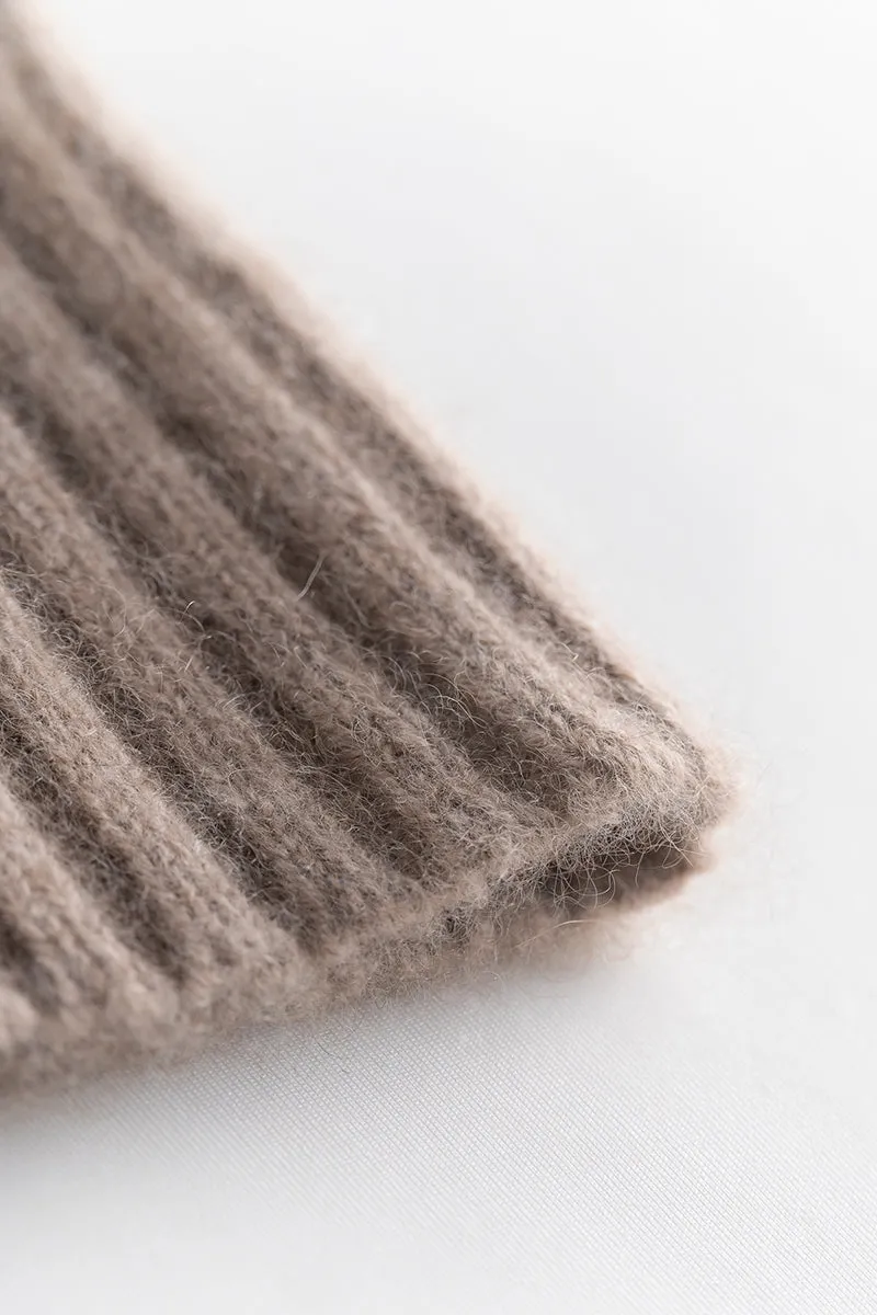 Cable-Knit Cashmere Beanie