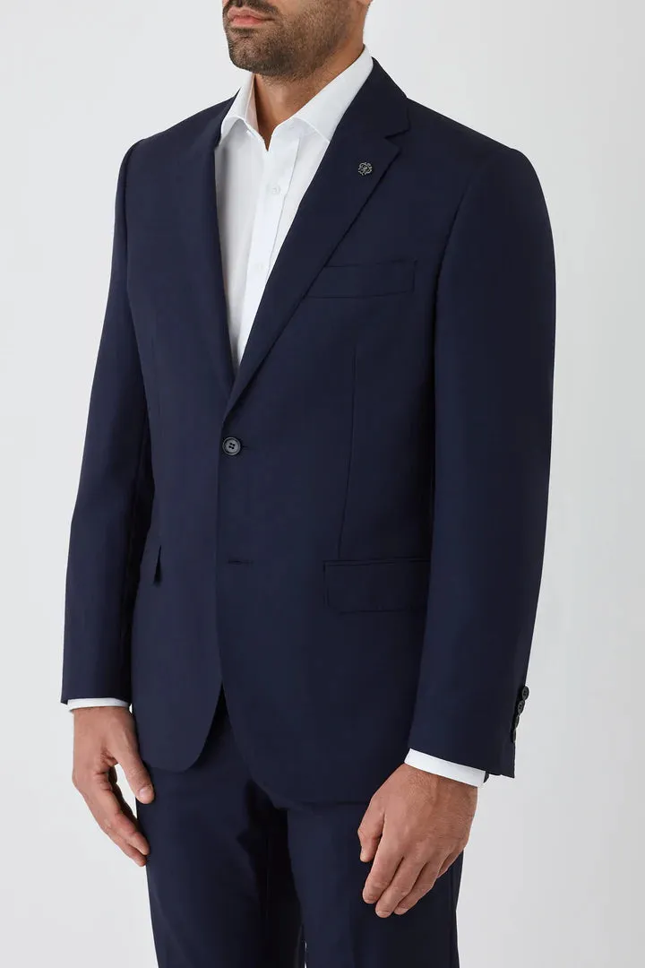 Cambridge - Morse Pure Wool Suit Jacket - Navy