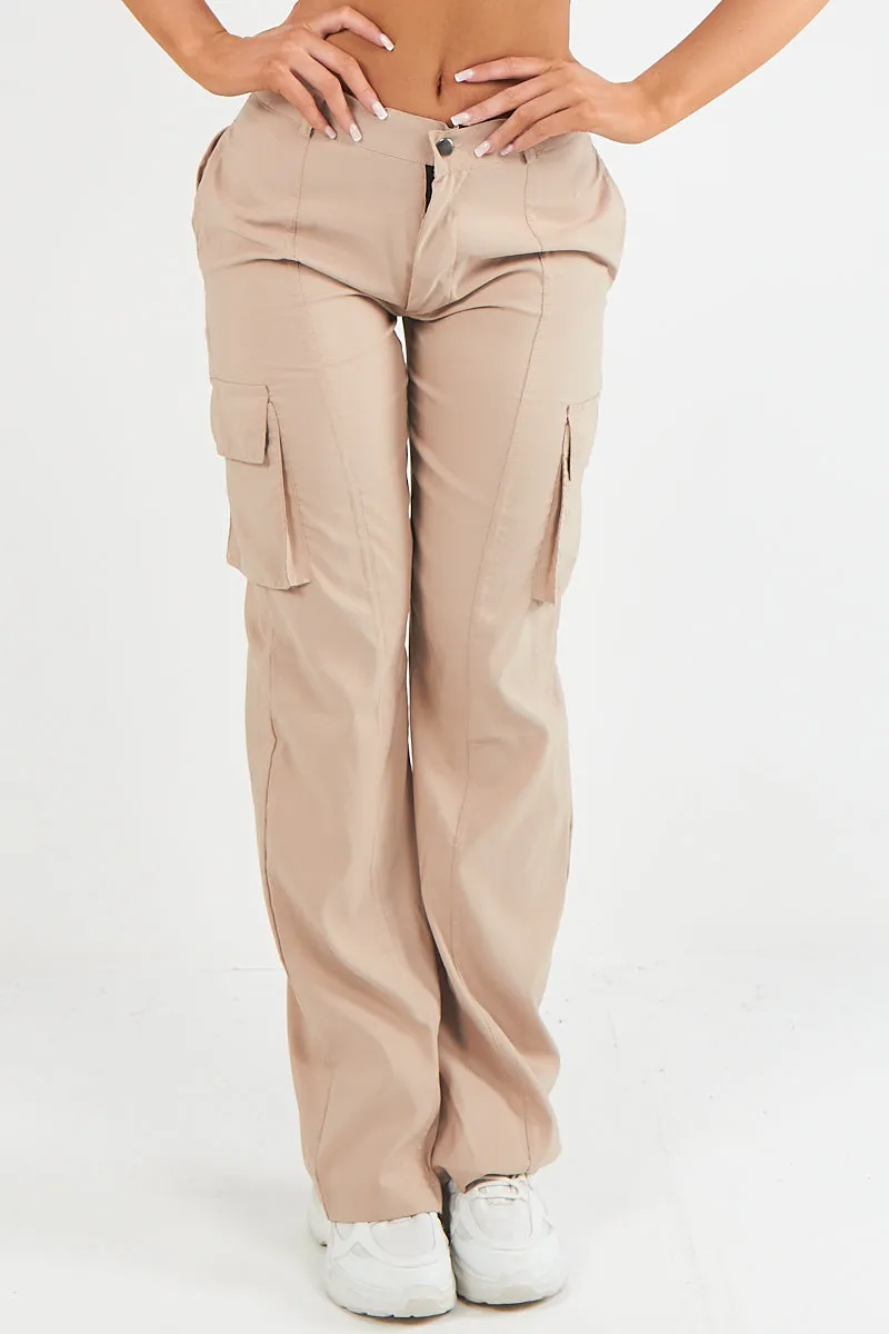 CARGO PANT TROUSER- BEIGE