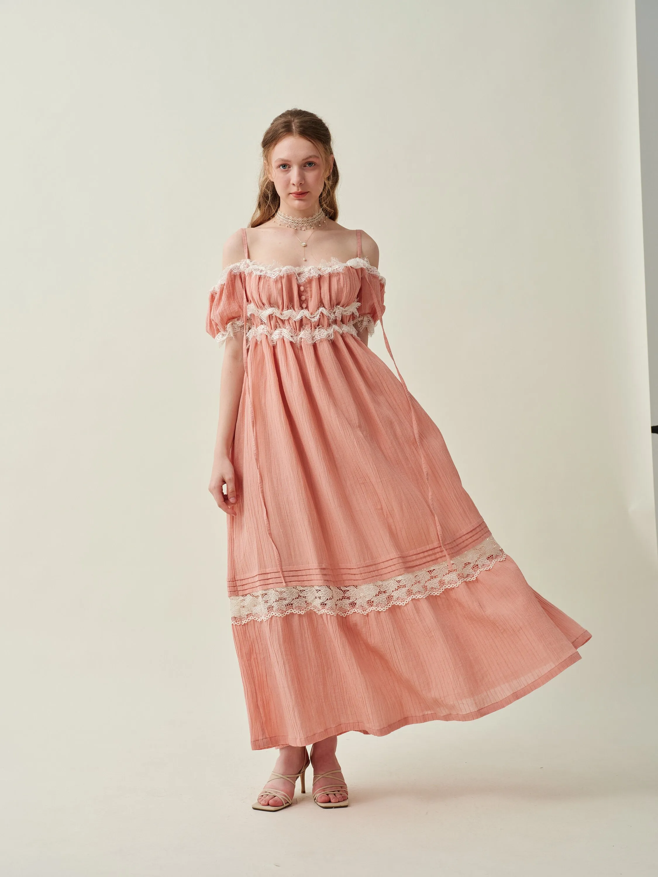 Carolynn 24 | flowy maxi dress with lace