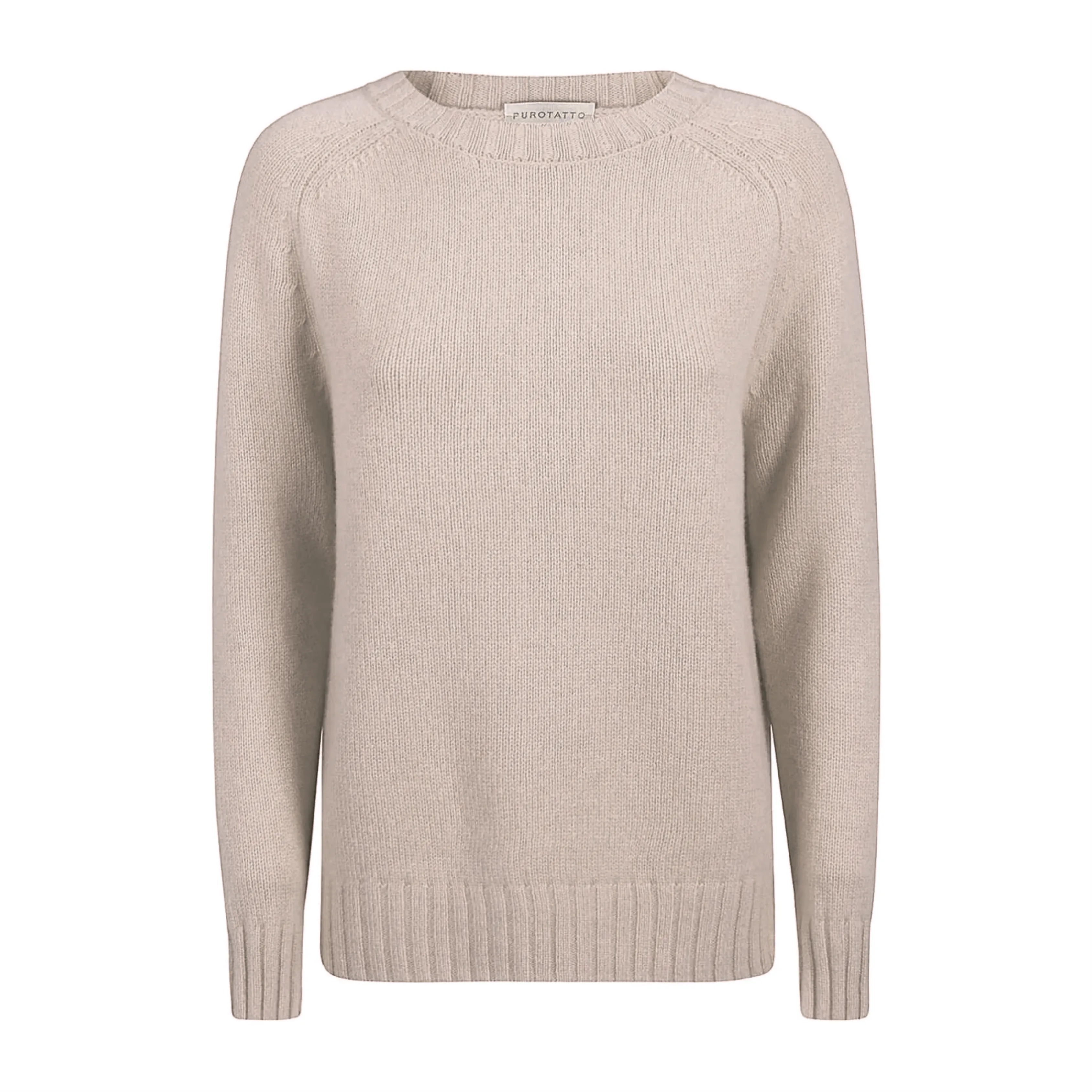 Cashmere Crewneck Sweater - Sabbia Beige