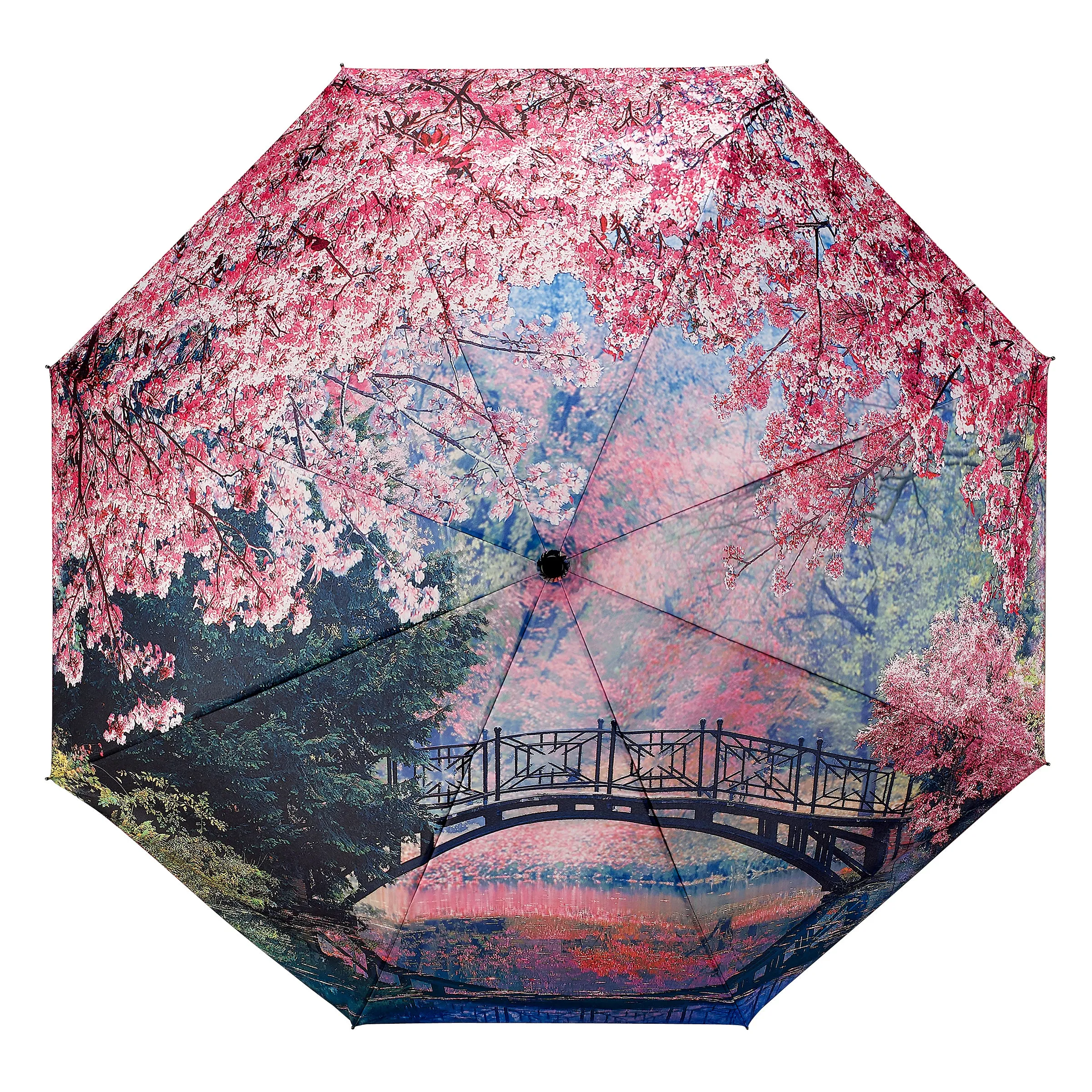 Cherry Blossoms Folding Umbrella