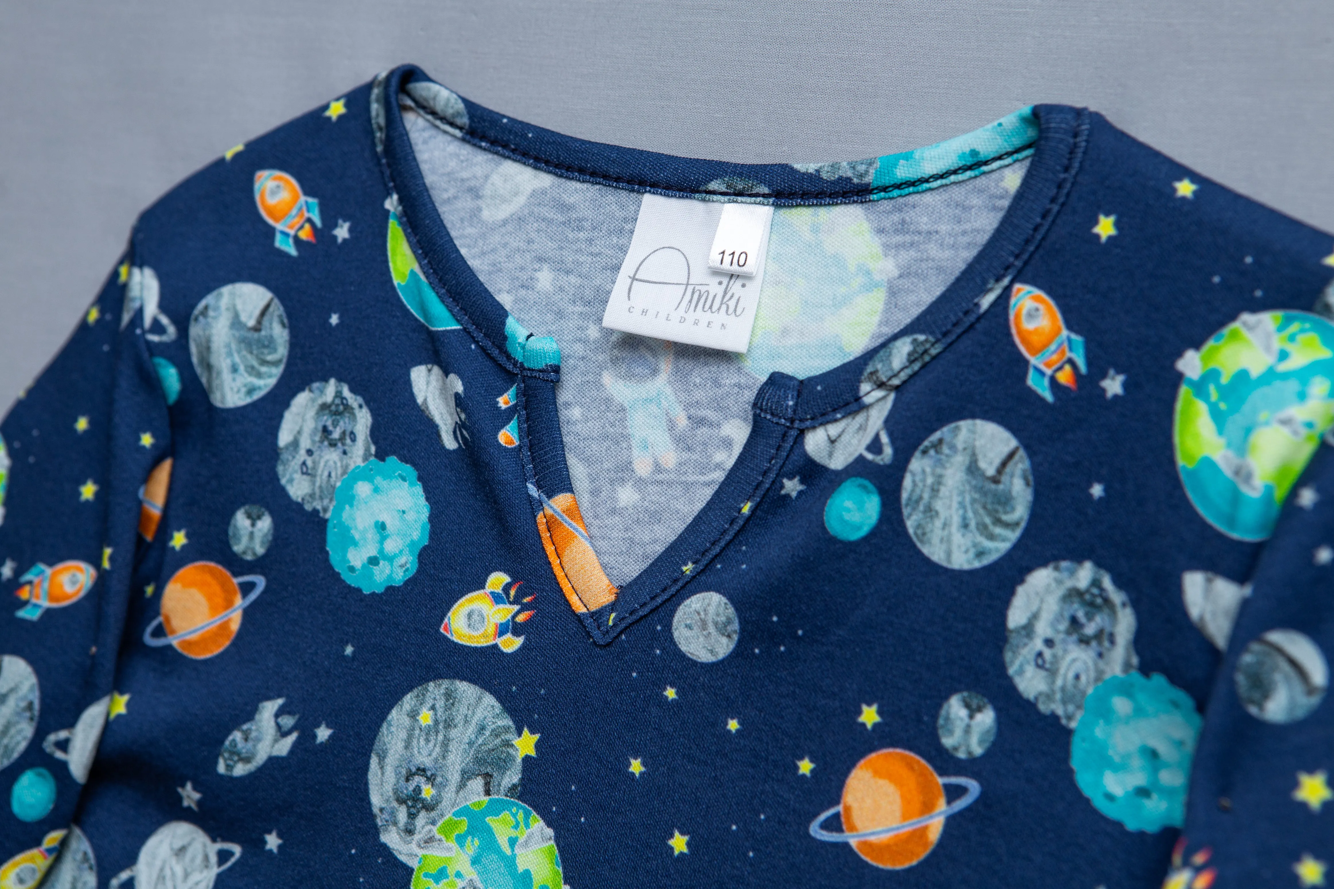 CHRIS - BOYS' PYJAMA SET IN SPACE PRINT