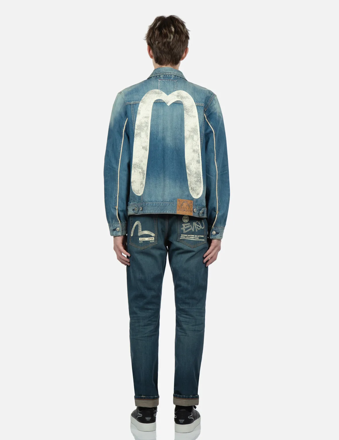 Classic Daicock Print Denim Jacket