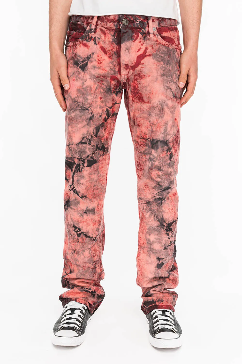 CLASSIC STRAIGHT LEG JEANS IN APACHE TIE DYE WASH