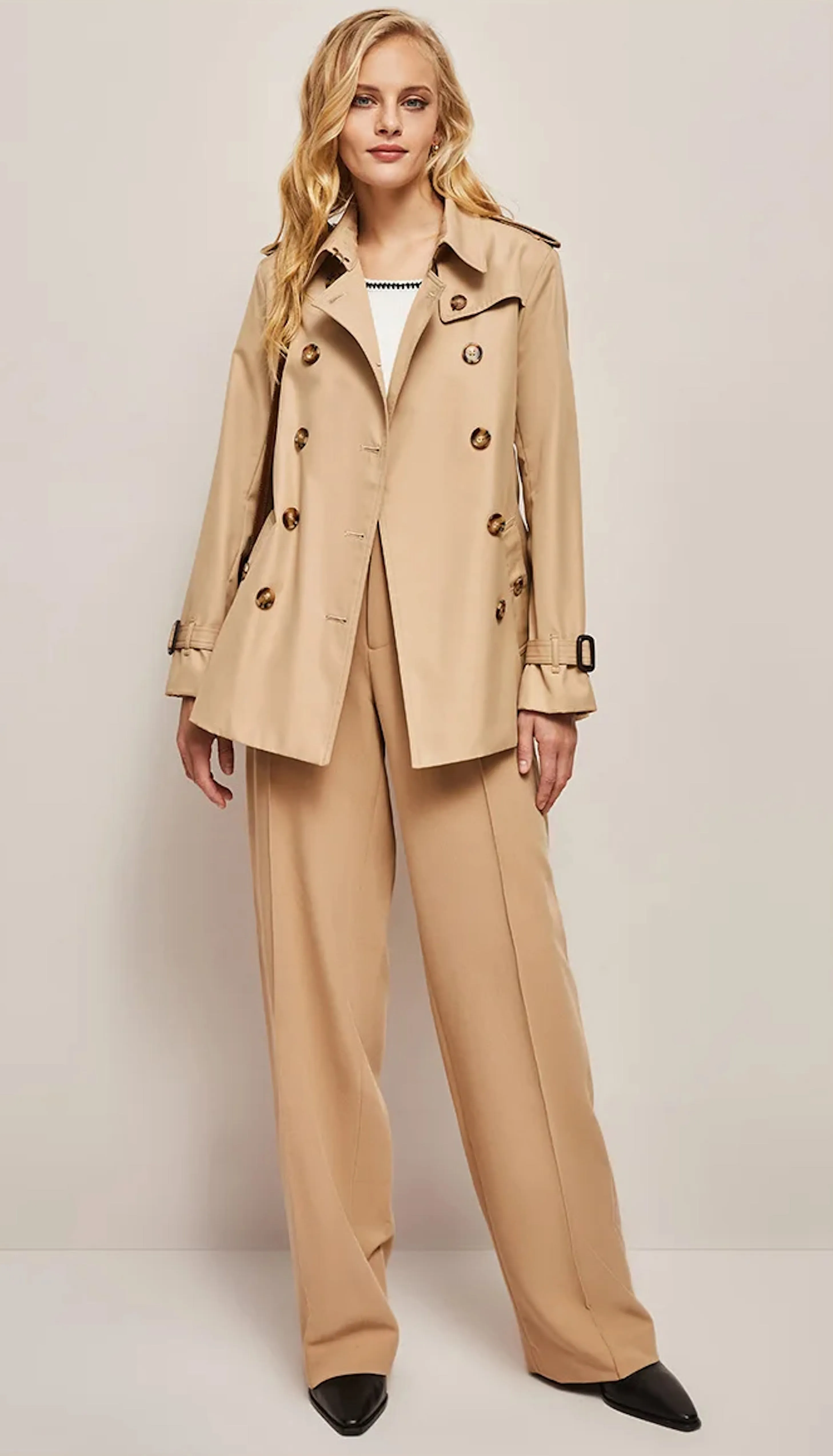 Classic Trench Coat Short-medium-long Double Breasted Outerwear