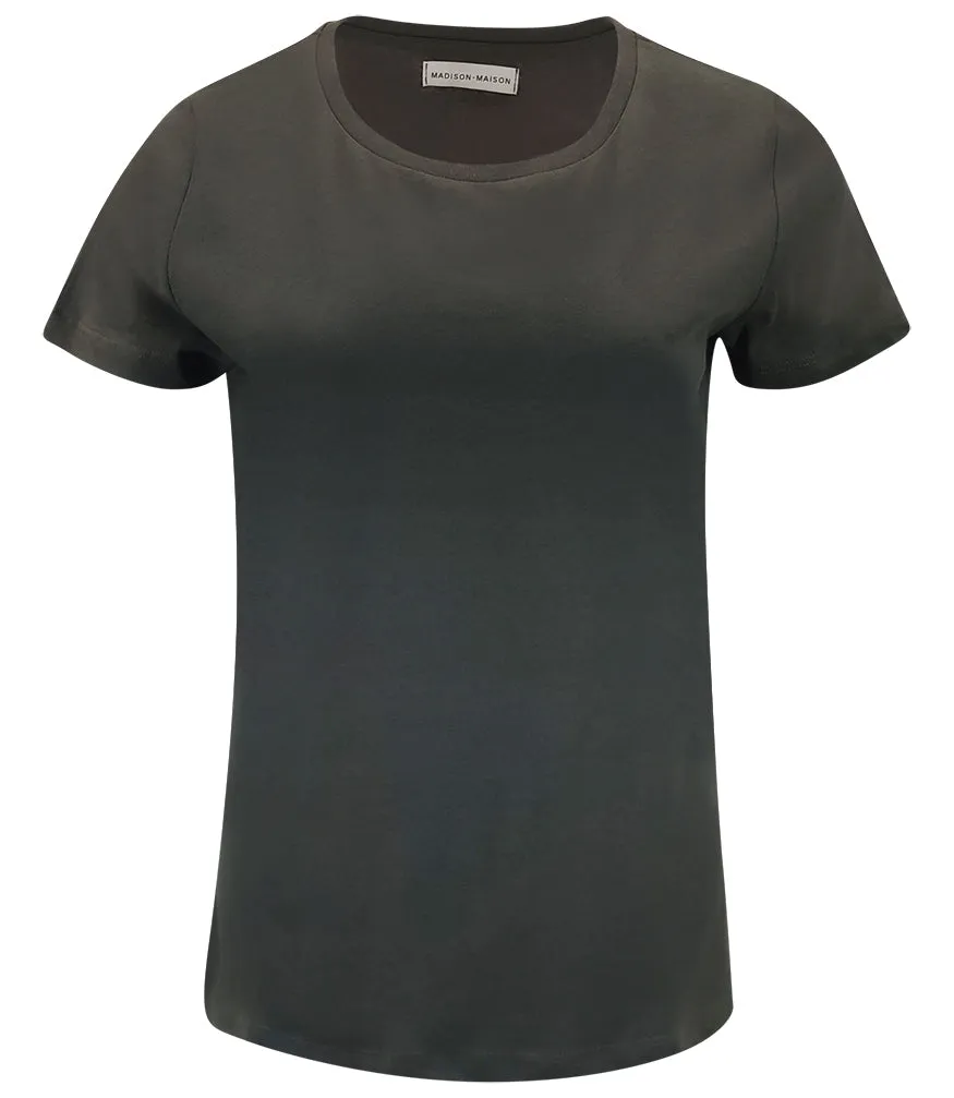 Cotton Army Green T Shirt