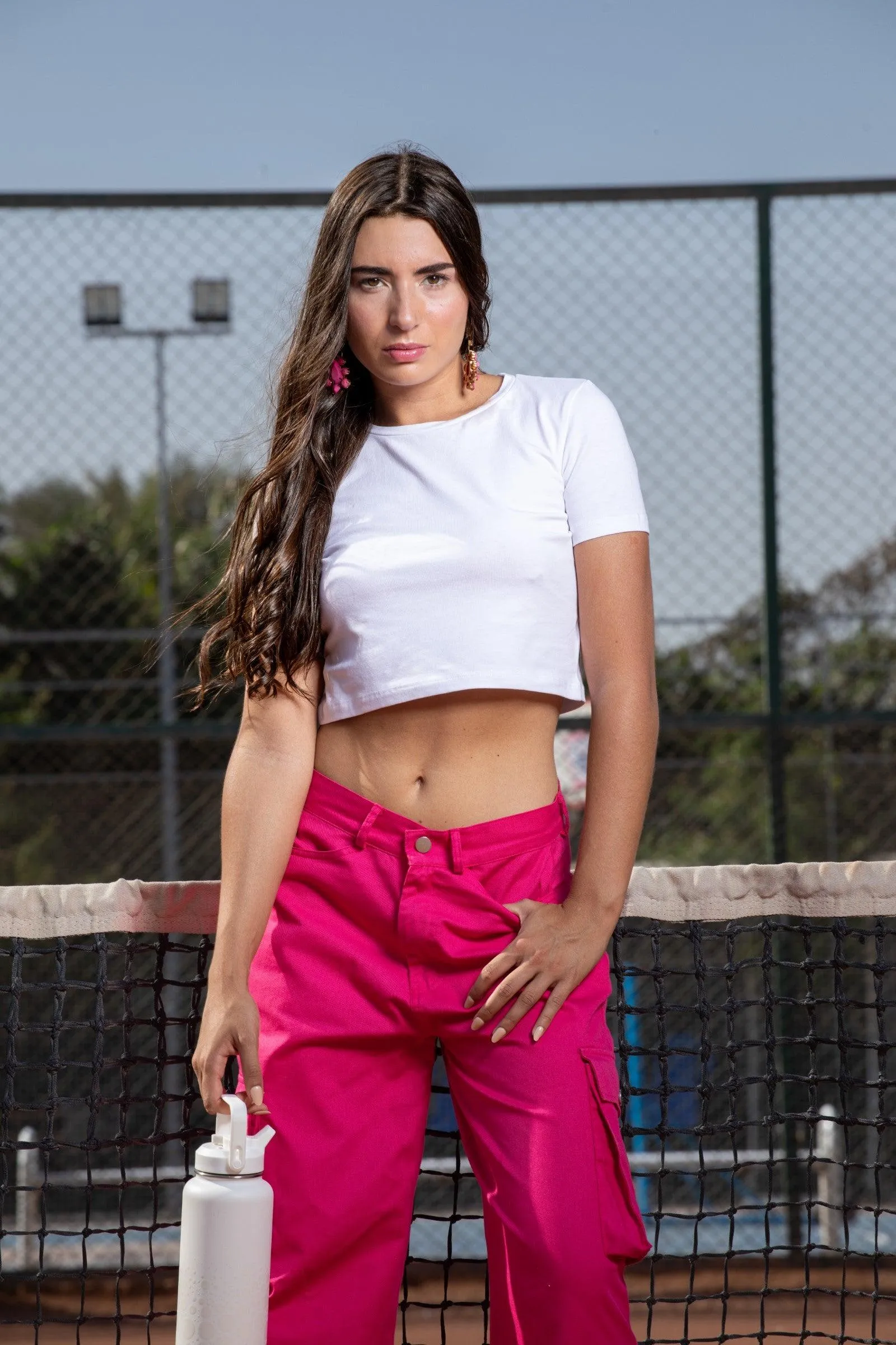 Cotton Basic Crop Top