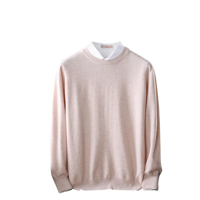 Crew-Neck Sweater (100% Merino Wool)