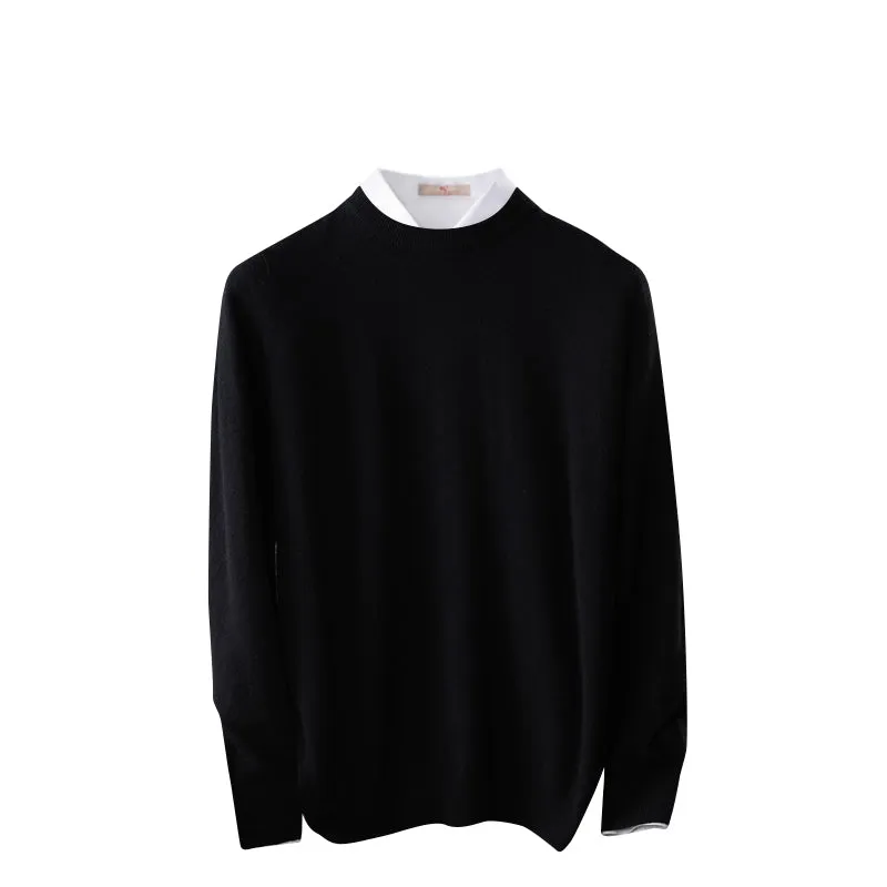 Crew-Neck Sweater (100% Merino Wool)