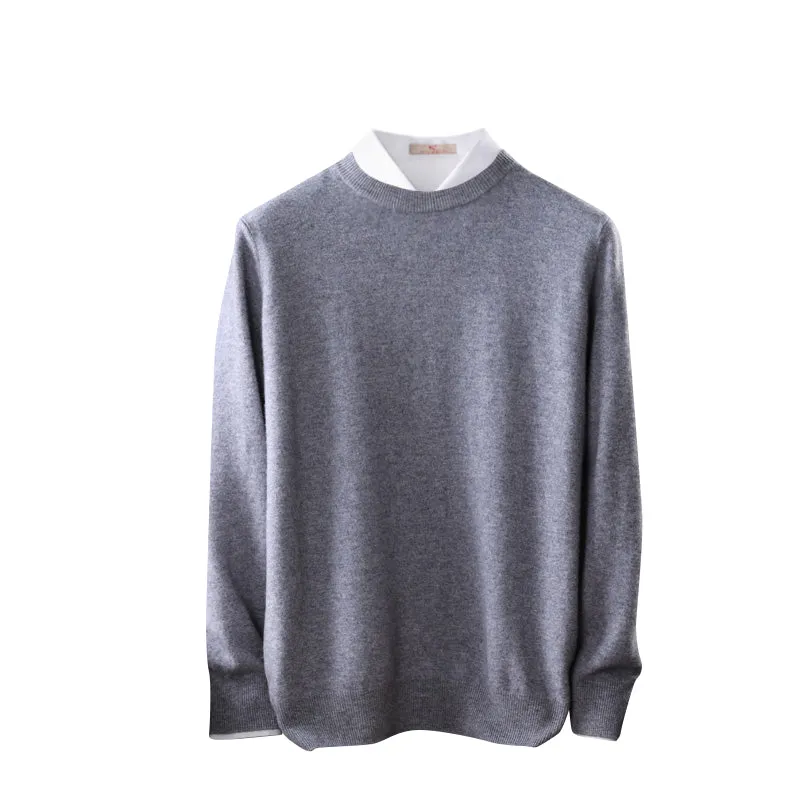 Crew-Neck Sweater (100% Merino Wool)