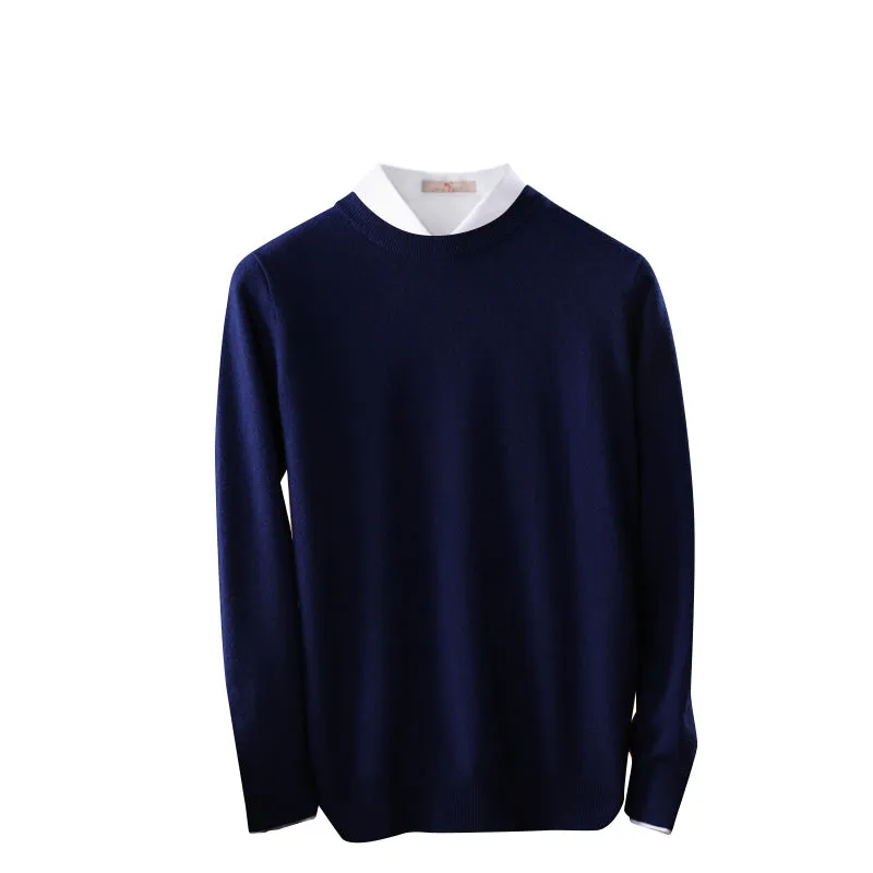 Crew-Neck Sweater (100% Merino Wool)