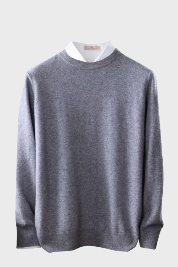 Crew-Neck Sweater (100% Merino Wool)